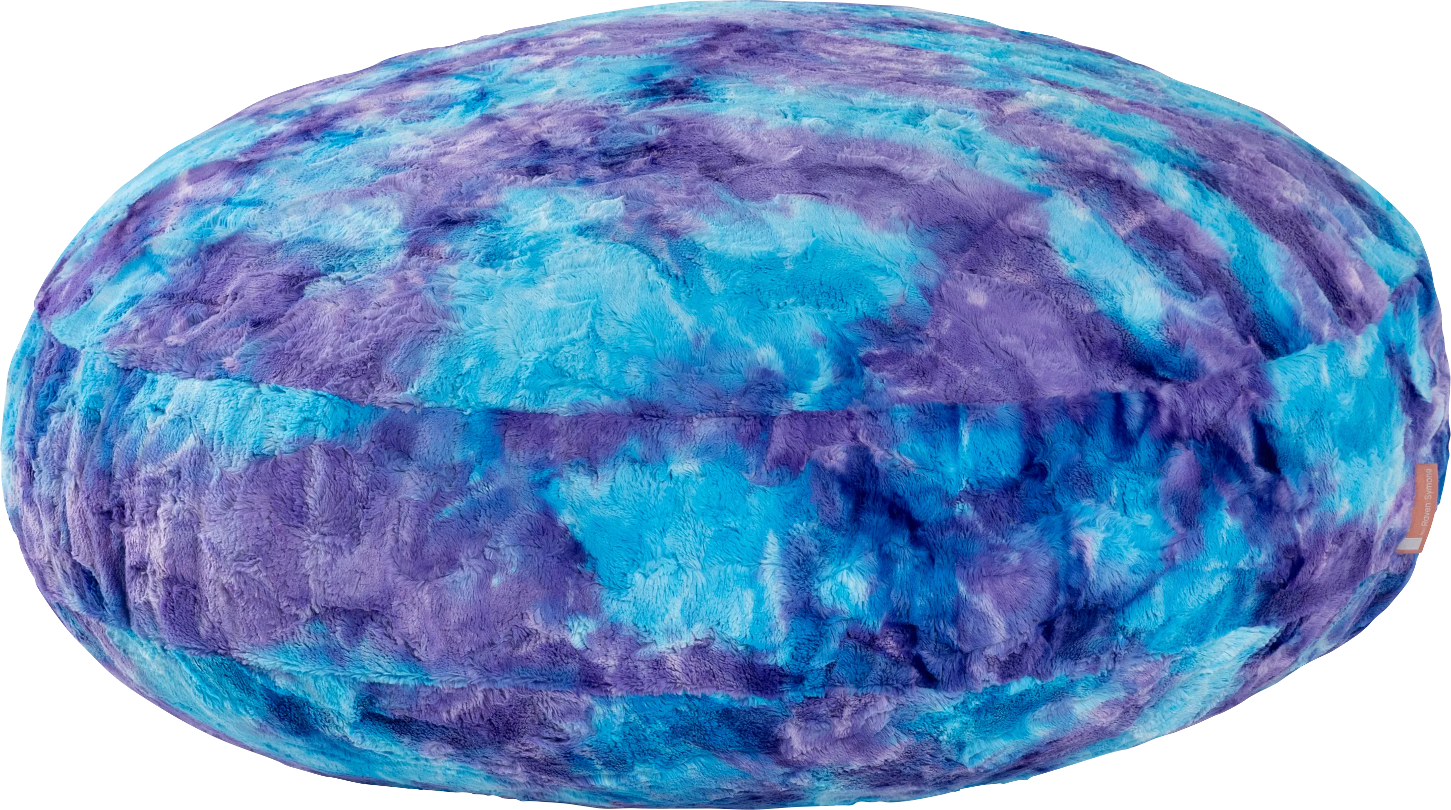 Kids Cuddler Cocoon Tie-Die Purple Bean Bag Lounger - Thumbnail - Image 1