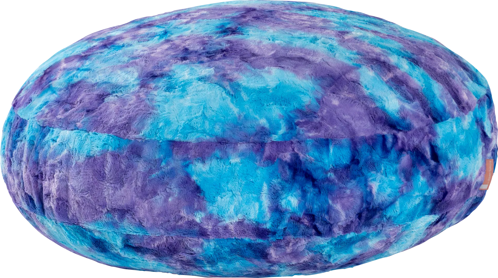 Kids Cuddler Cocoon Tie-Die Purple Bean Bag Lounger - Image 1