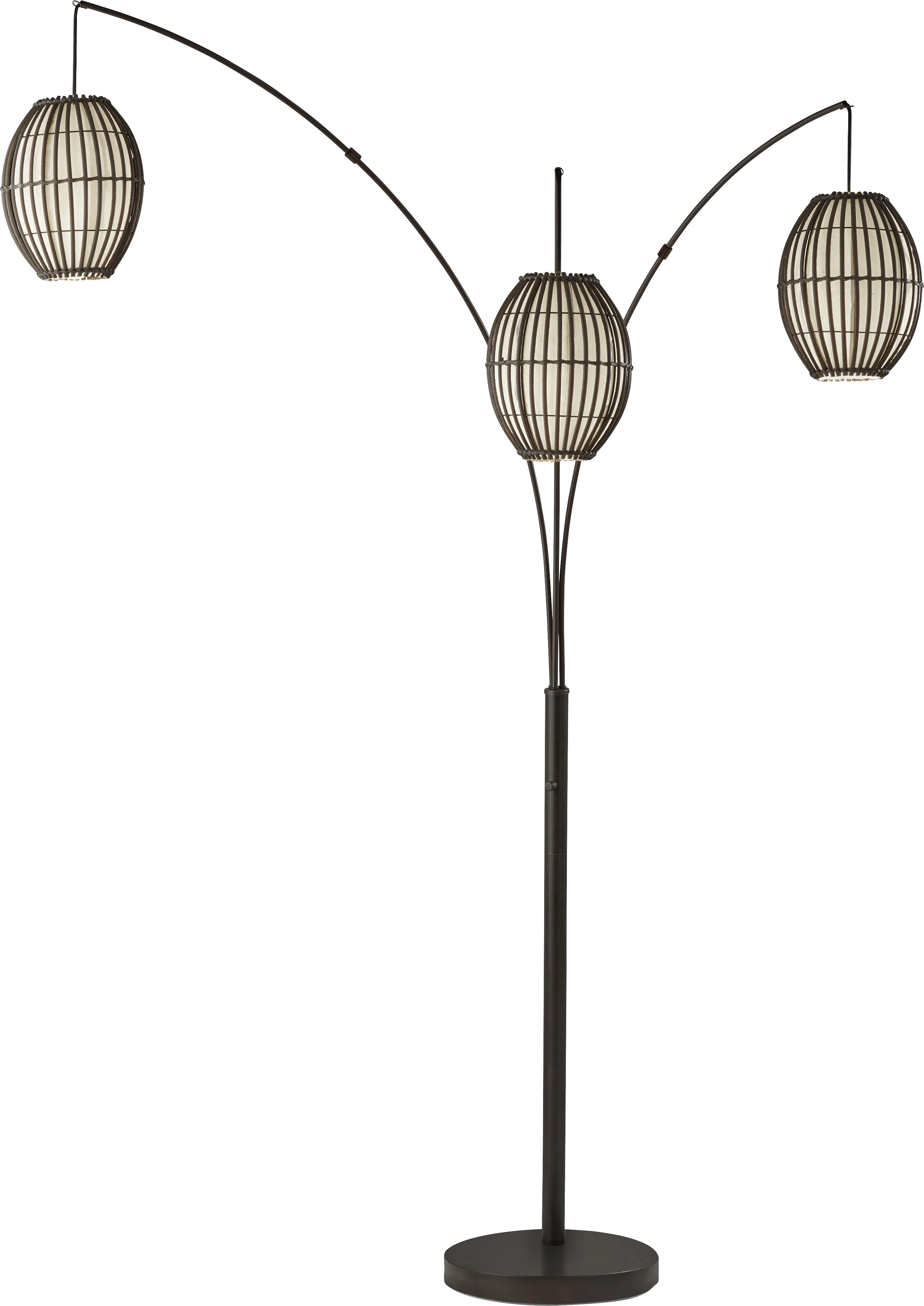 Bria Creek Brown Floor Lamp - Thumbnail - Image 1