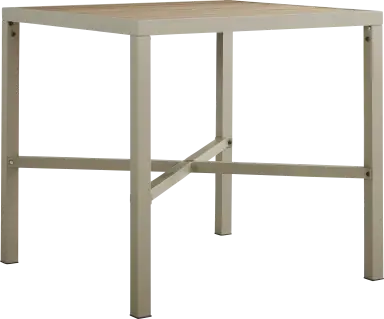 square bar height table