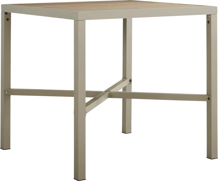 square bar height table