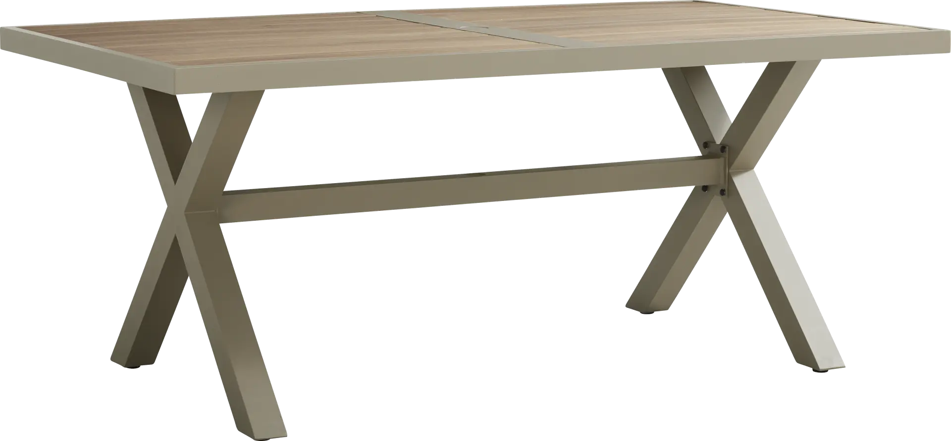 Rialto II Natural 71 in. Outdoor Dining Table