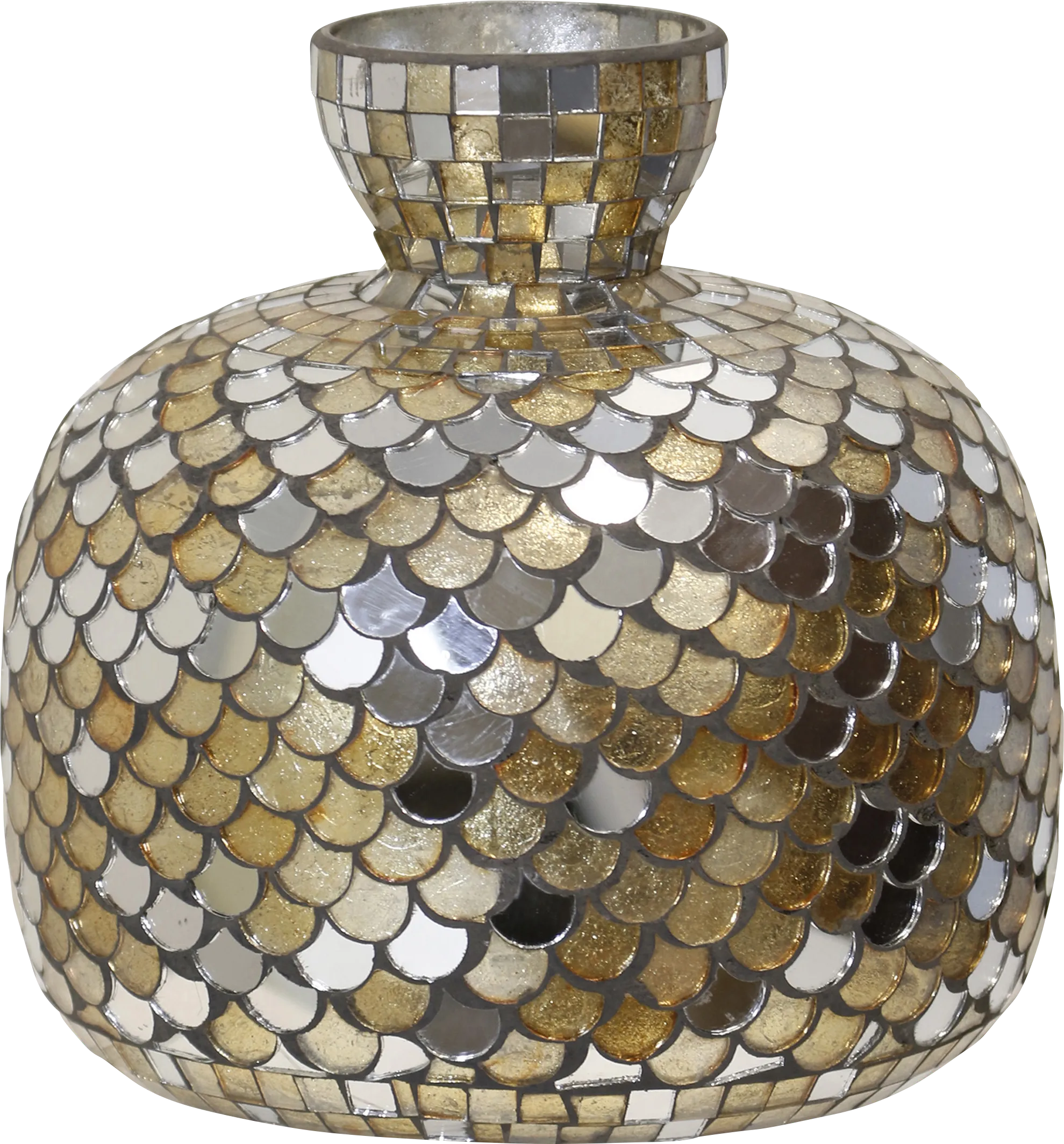 Maik Gold 8.5 in. Vase - Thumbnail - Image 1