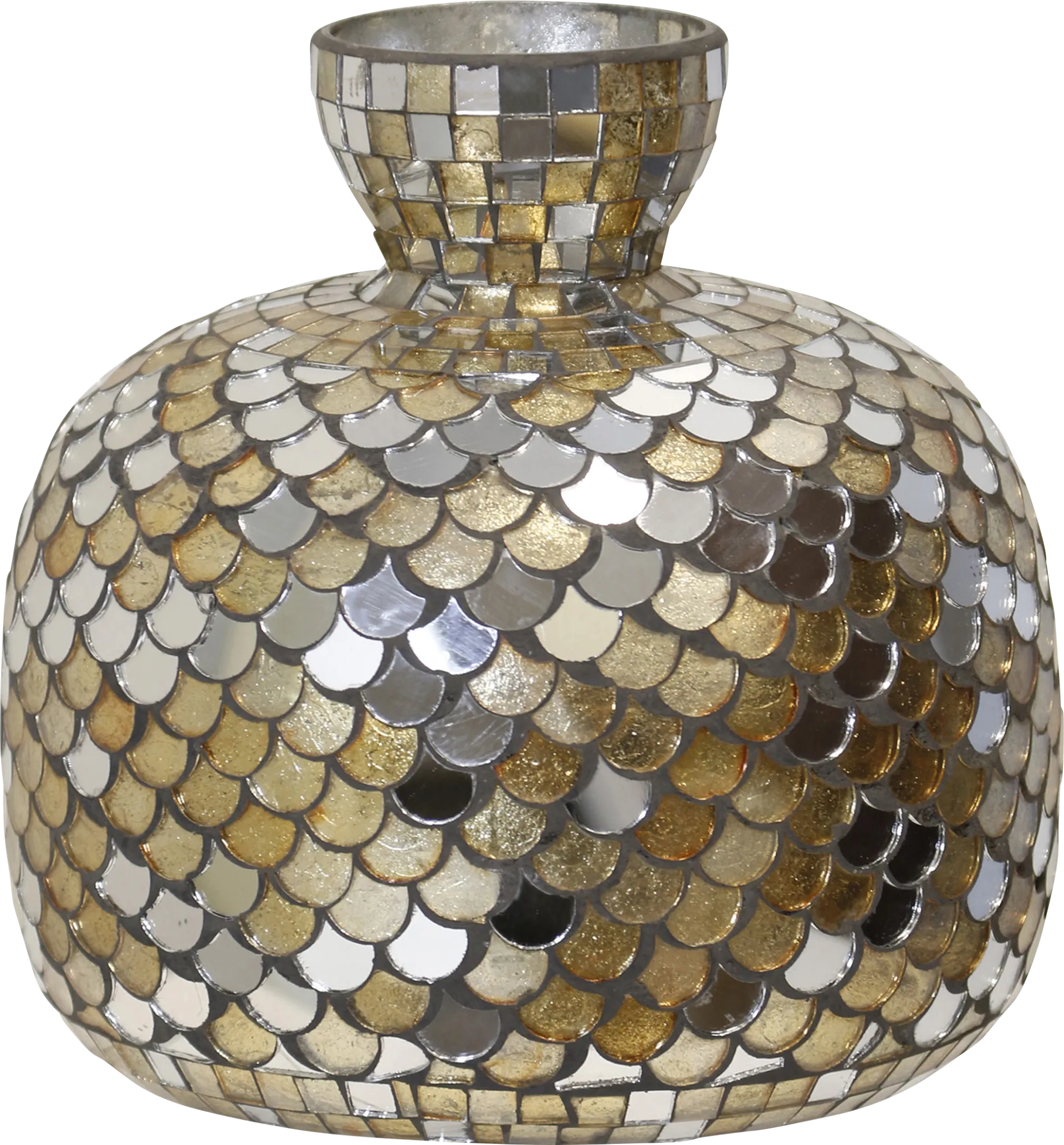 Maik Gold 8.5 in. Vase - Image 1