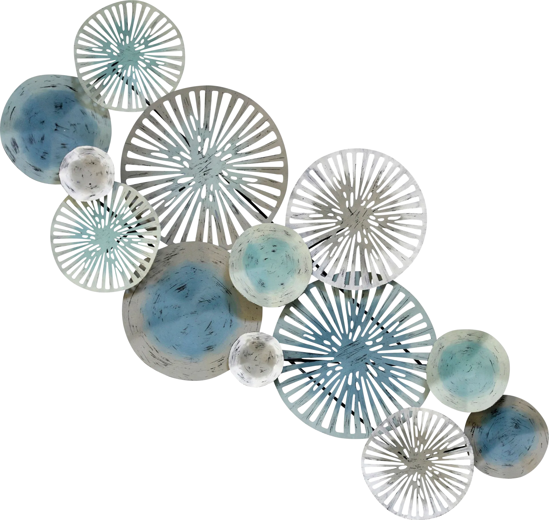 Okeri Blue Wall Decor - Image 1