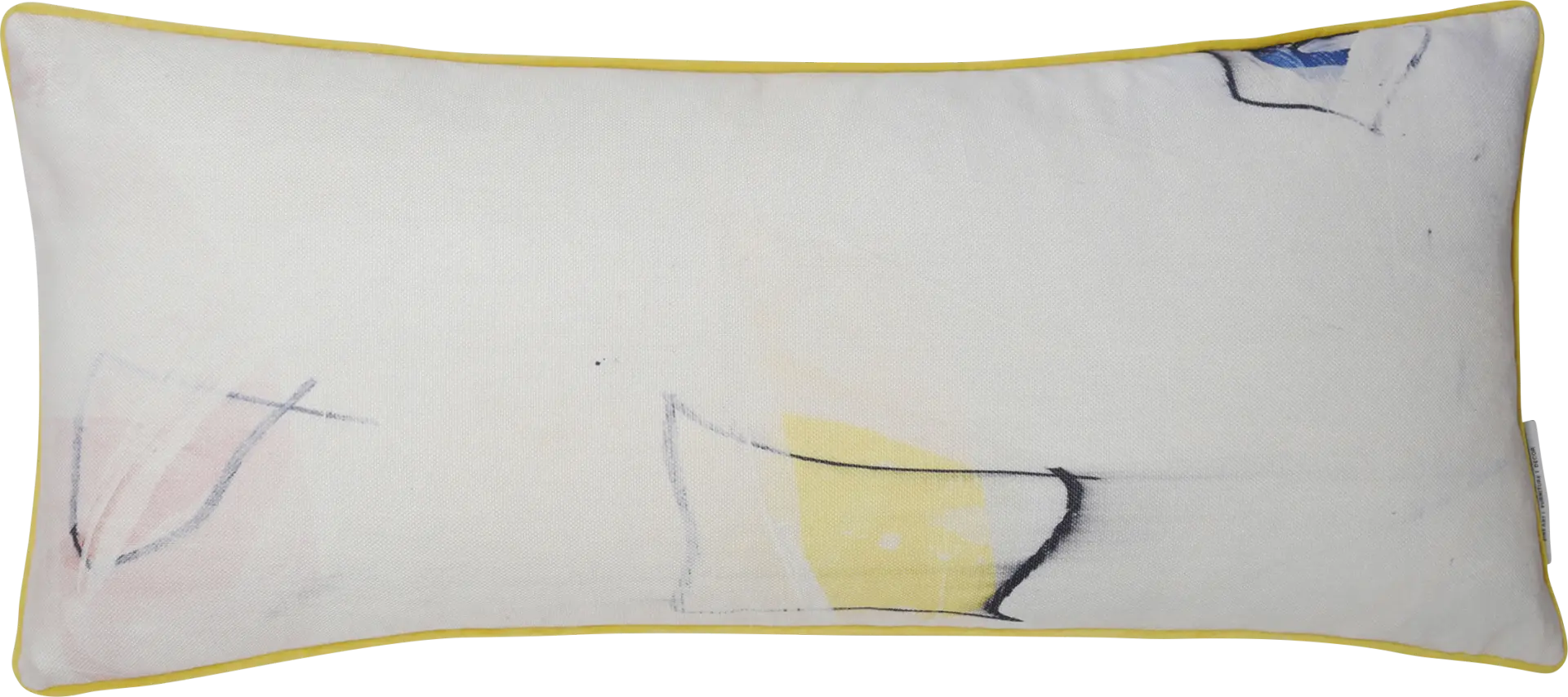 Nahuis Yellow Lumbar Pillow