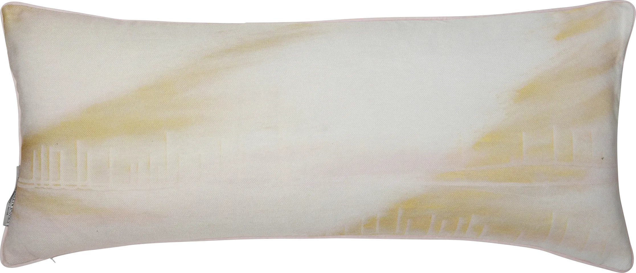 Tamya Yellow Lumbar Pillow - Thumbnail - Image 1