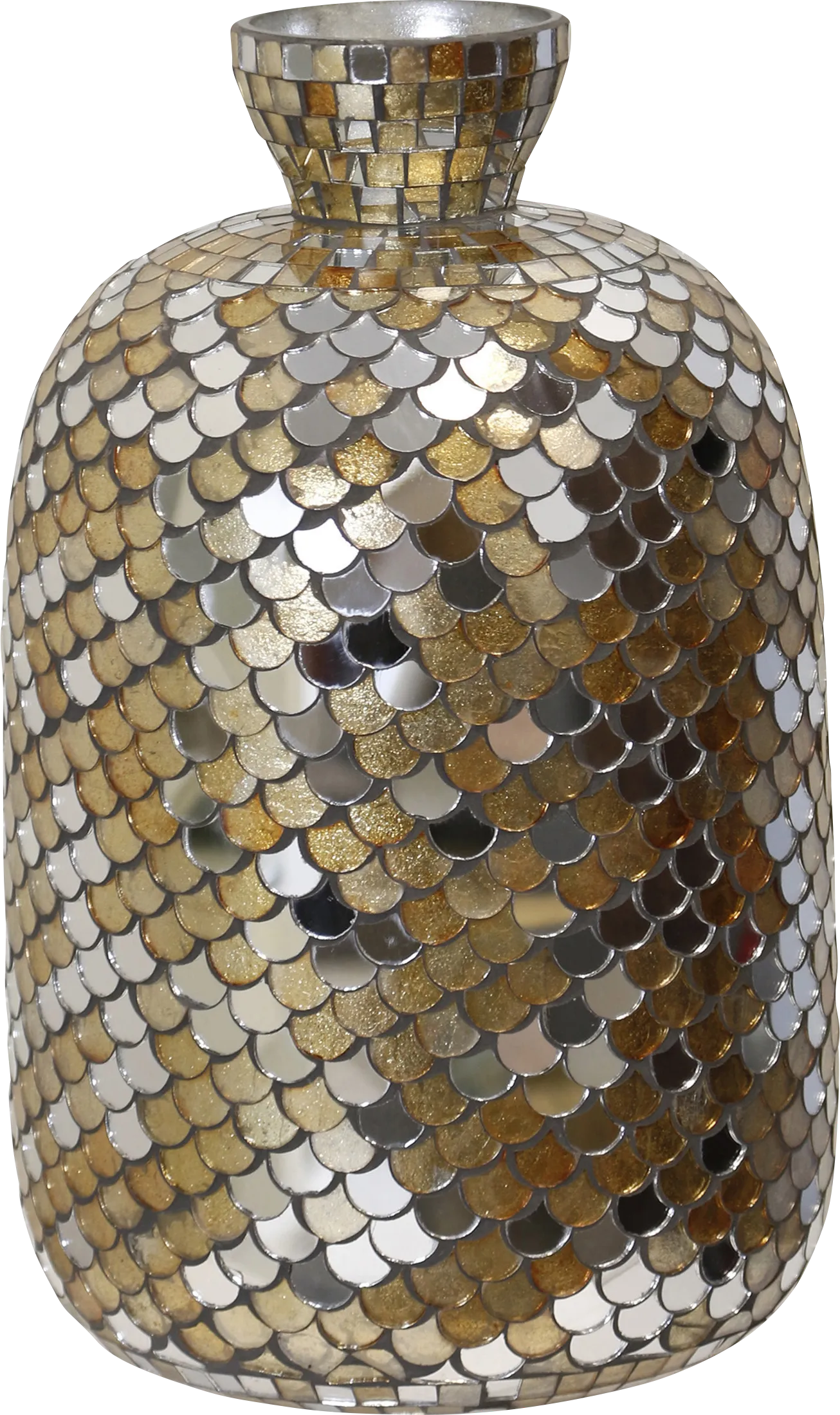 Maik Gold 14 in. Vase - Image 1