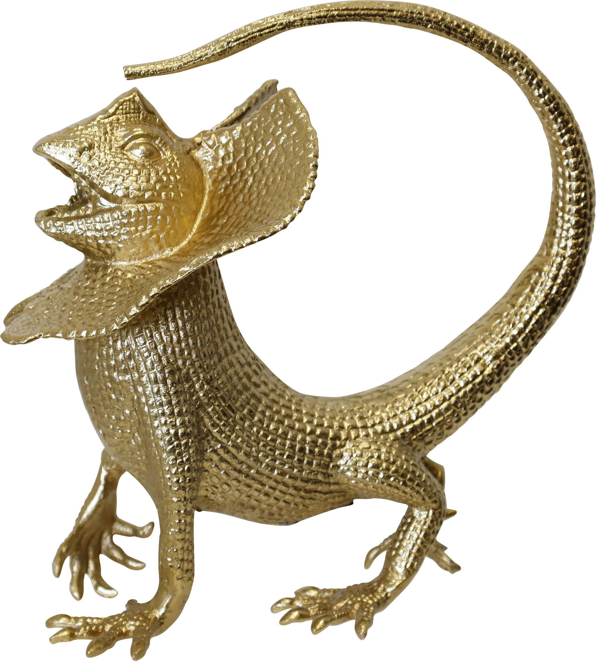 Scalie Gold Sculpture - Thumbnail - Image 1