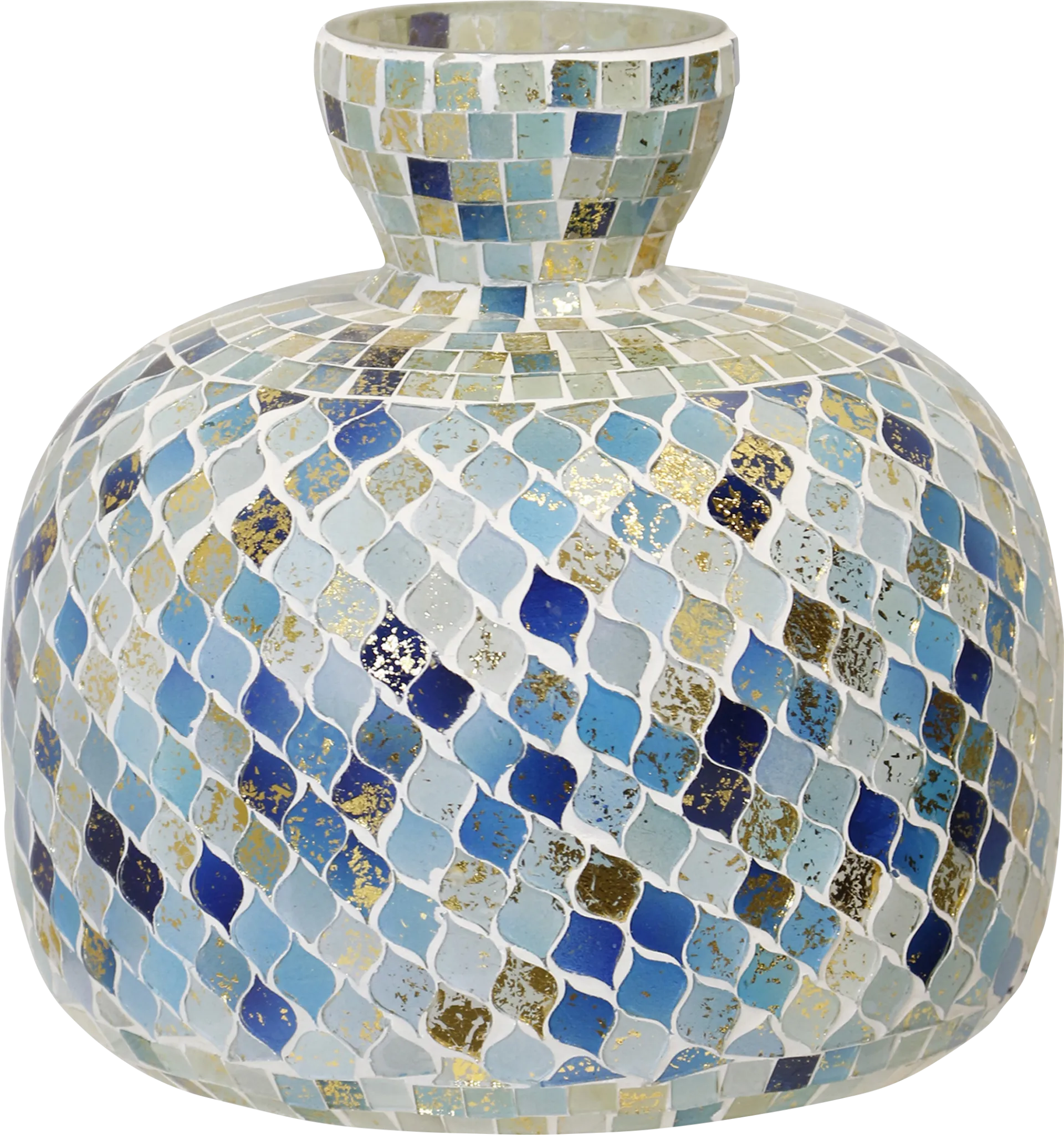 Phila Blue 8.5 in. Vase - Image 1