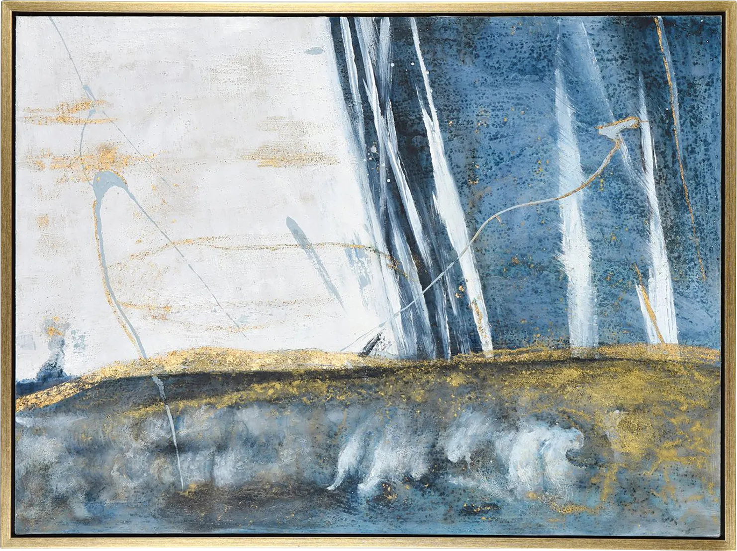 Nuzzi III Blue Artwork - Image 1