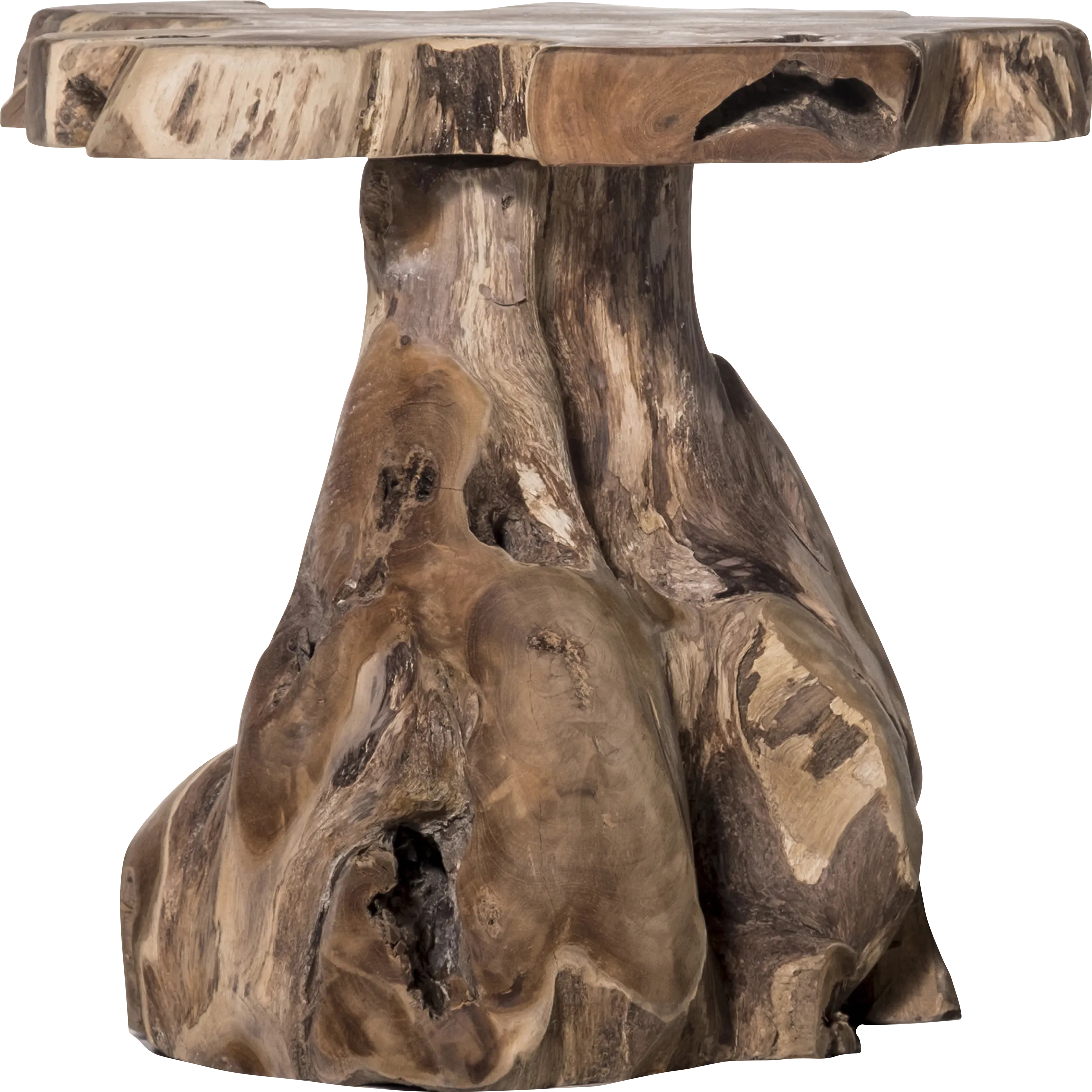 Nuzha Brown Accent Table - Thumbnail - Image 1