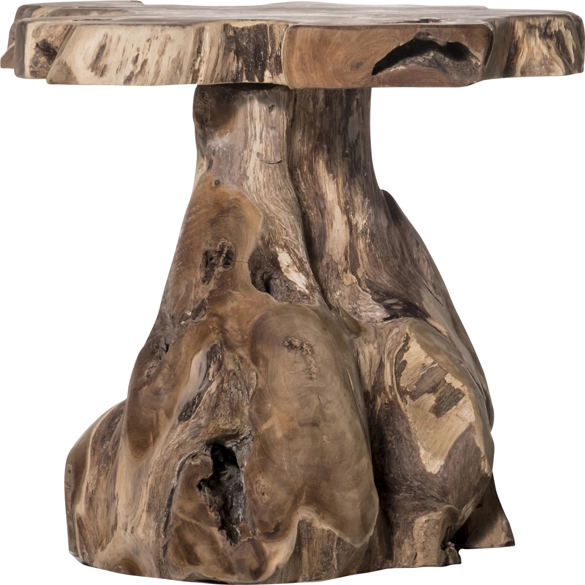 Nuzha Brown Accent Table - Image 1