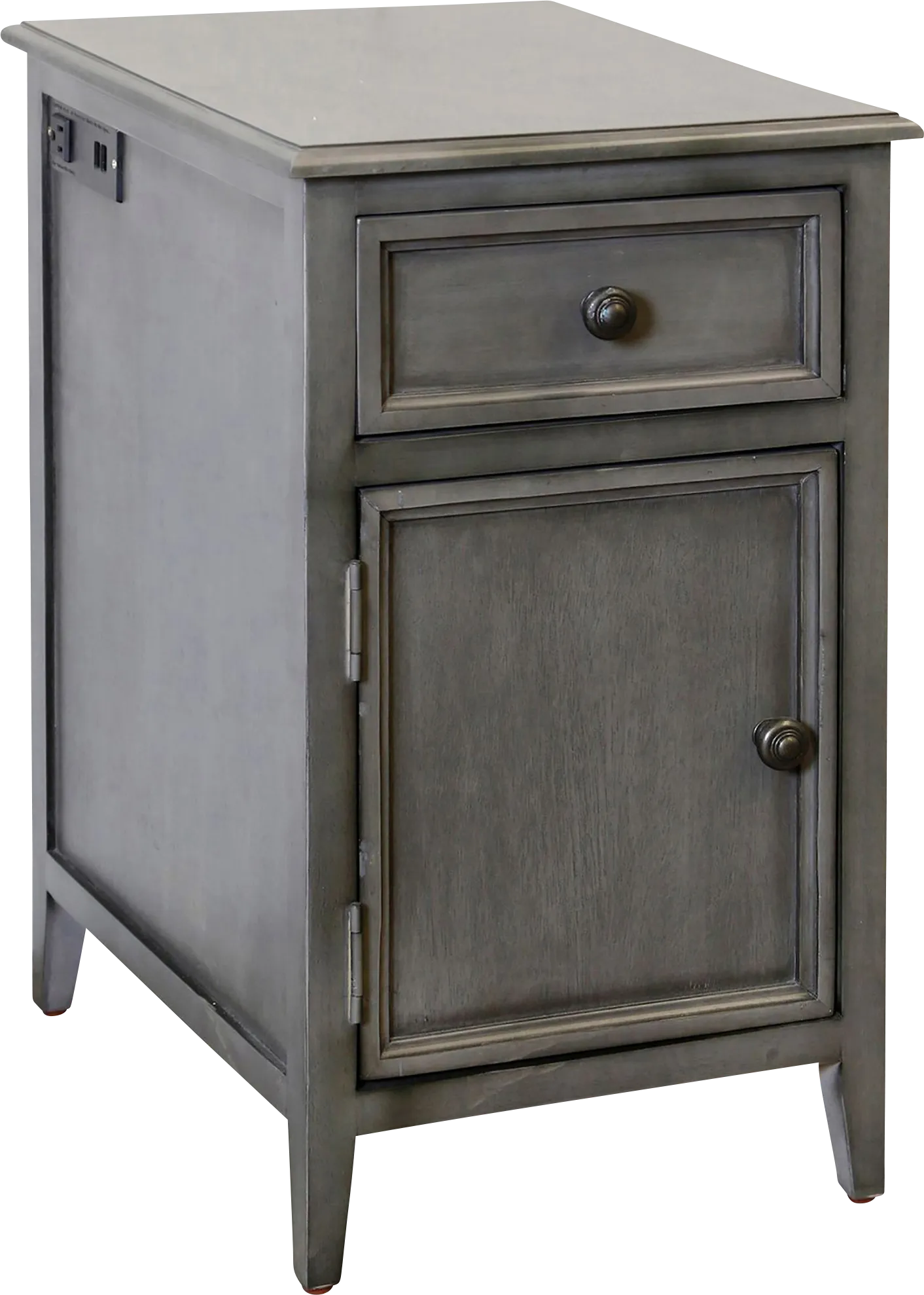 Komet Teal End Table - Thumbnail - Image 1