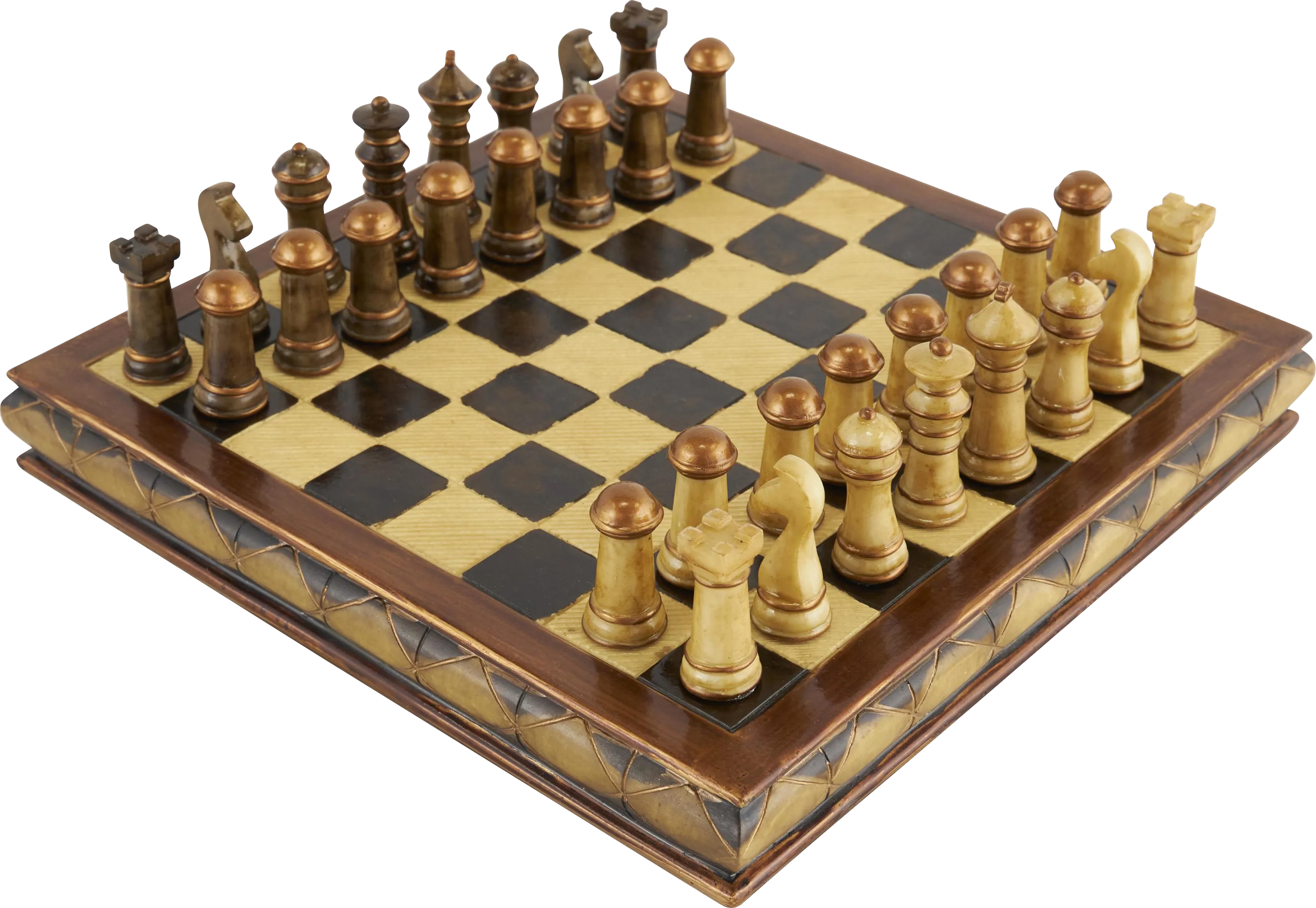 Kingsreach Brown Chess Game Set - Thumbnail - Image 1