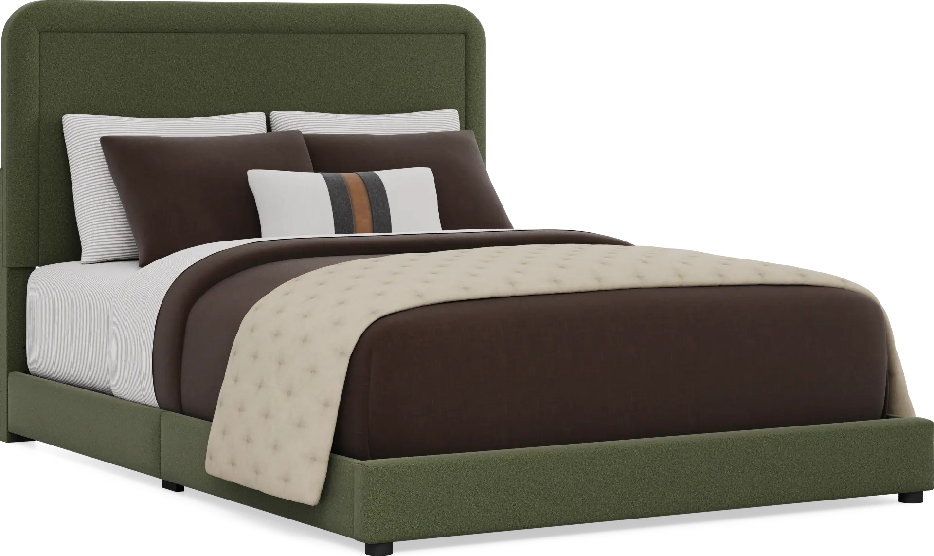 Kids Mason Forest Full Upholstered Bed