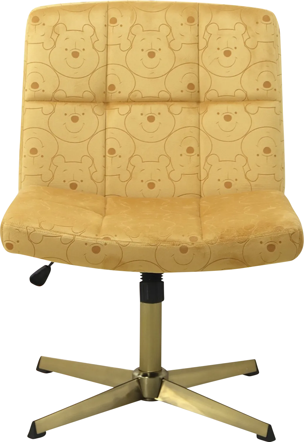 Kids Winnie the Pooh Yellow Vanity Chair - Image 1
