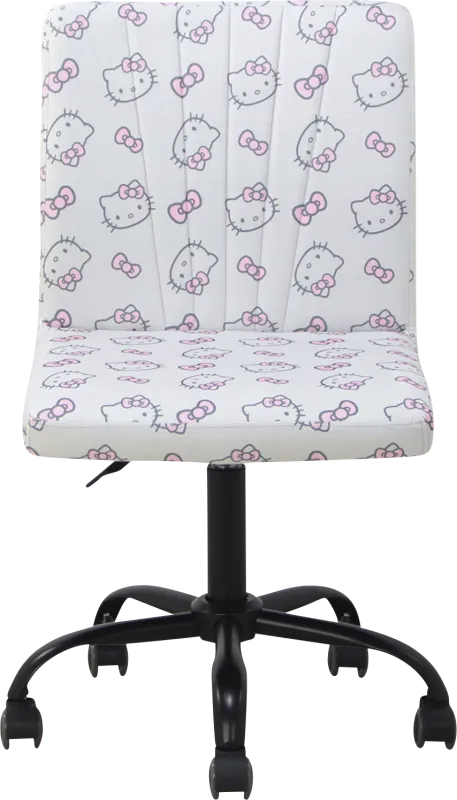 Kids Hello Kitty Cutie Gray Swivel Vanity Chair