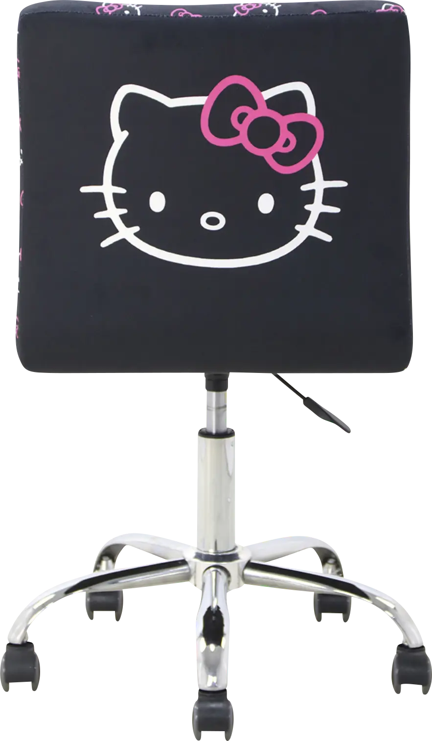 Kids Hello Kitty Sweet Black Swivel Vanity Chair
