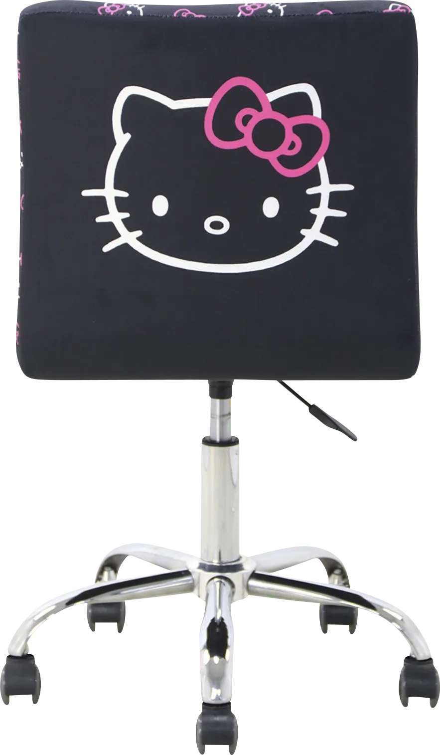 Kids Hello Kitty Sweet Black Swivel Vanity Chair - Image 1
