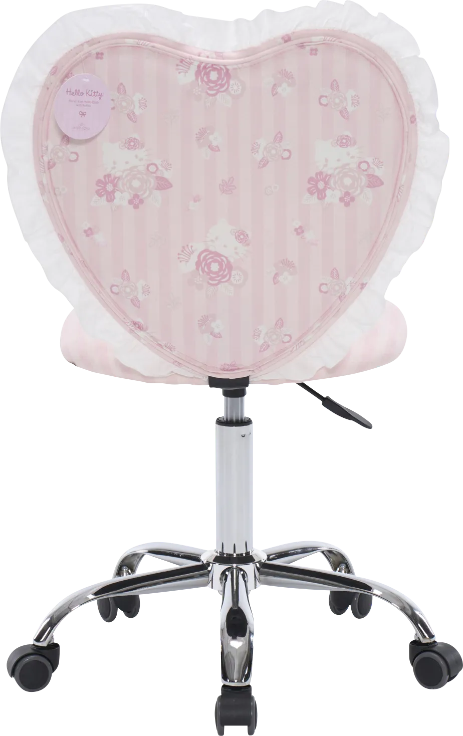 Kids Hello Kitty Floral Pink Vanity Chair - Thumbnail - Image 1