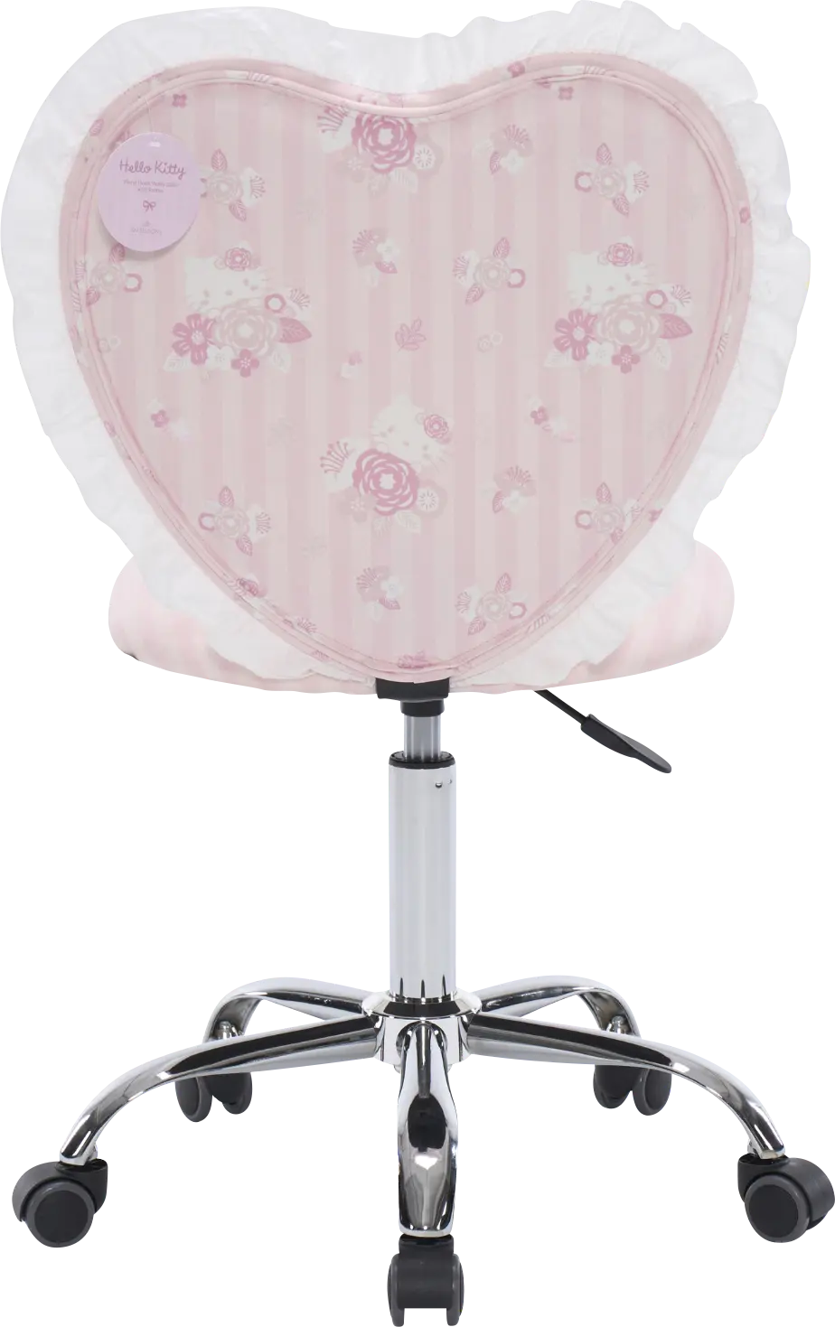 Kids Hello Kitty Floral Pink Vanity Chair