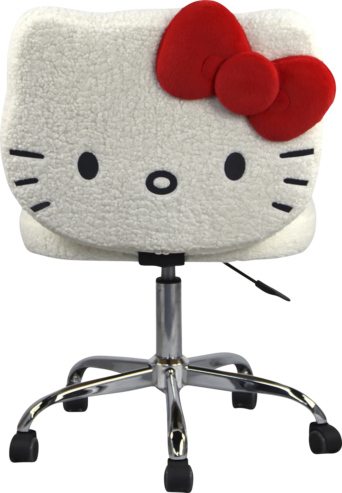 Kids Hello Kitty White Swivel Vanity Chair - Image 1