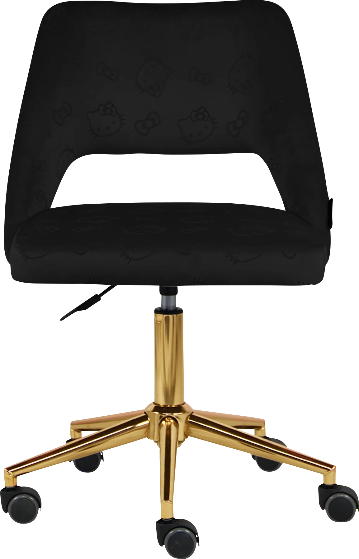 Kids Hello Kitty Black Swivel Vanity Chair - Thumbnail - Image 1