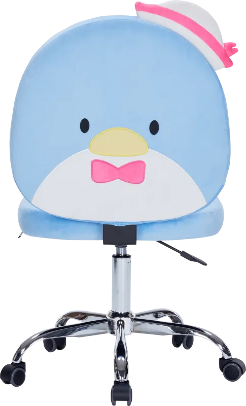 Kids Tuxedosam Blue Swivel Vanity Chair