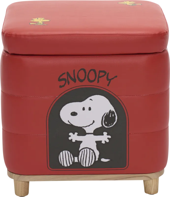 Kids Snoopy House Red Storage Ottoman