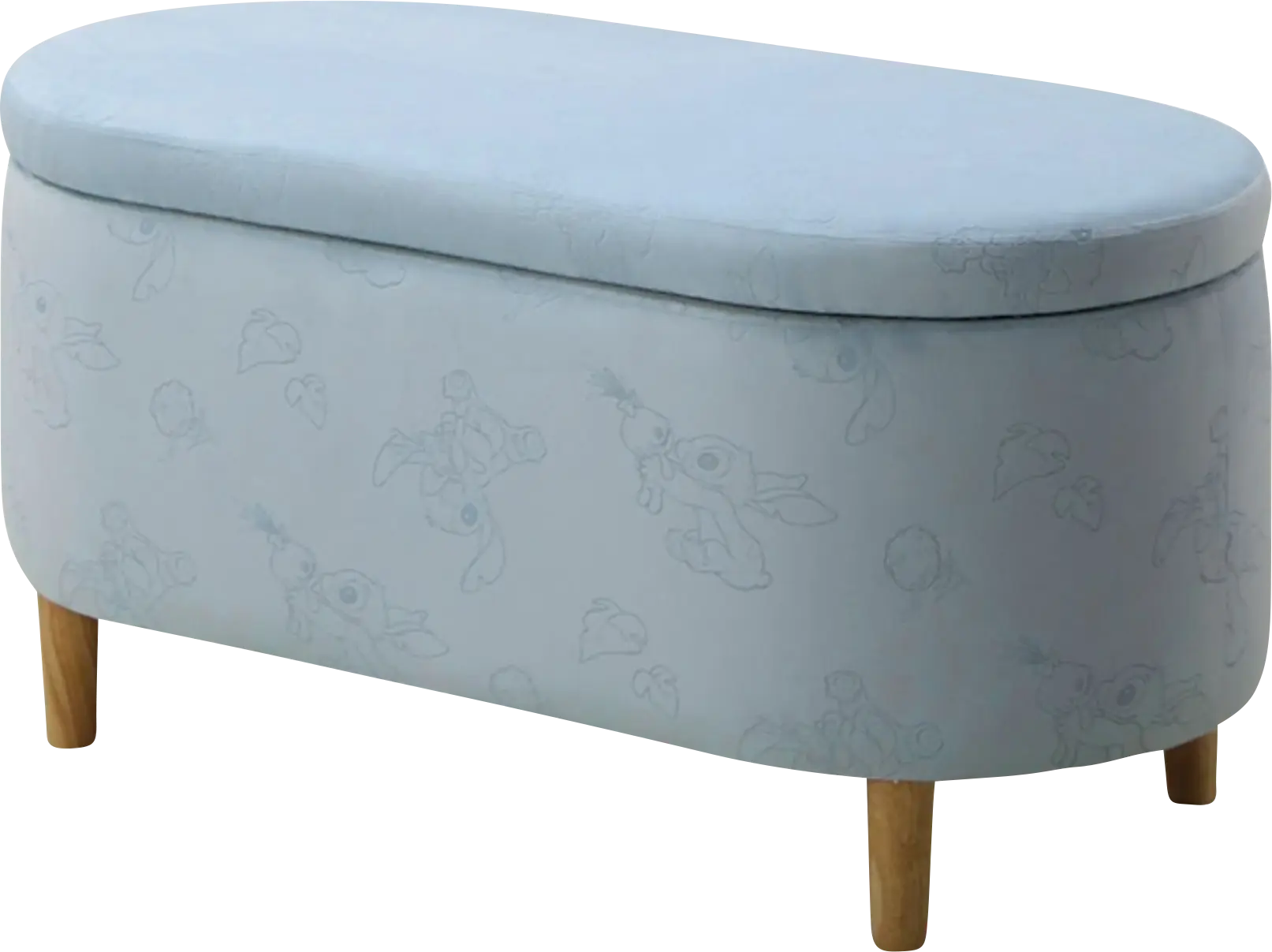 Kids Stitch Blue Storage Bench