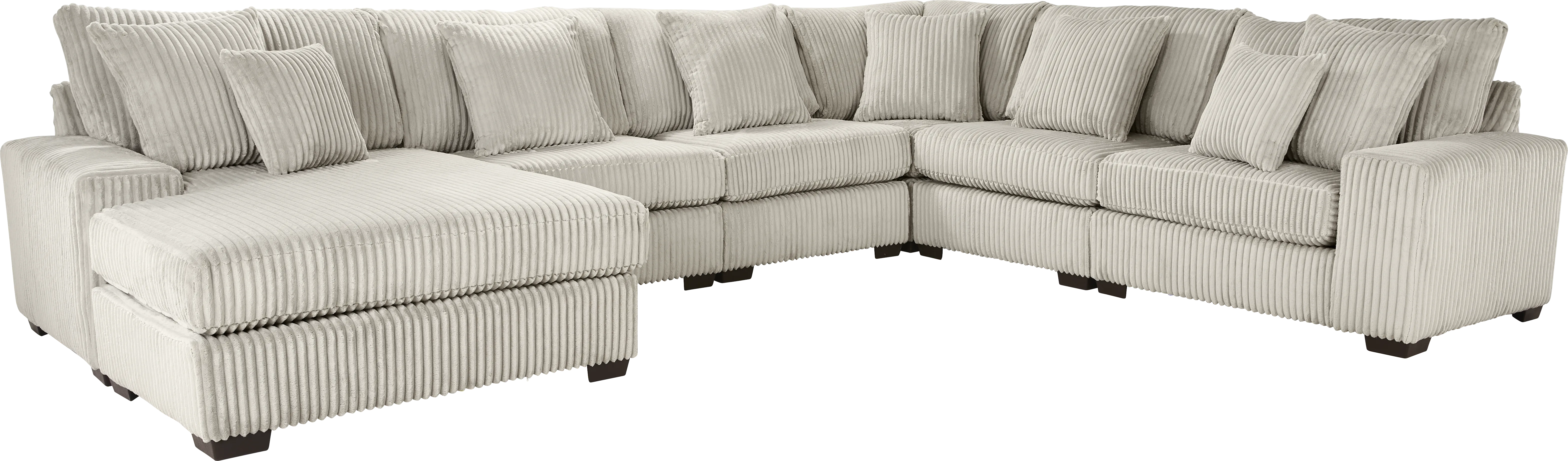 Lexford Park Gray 6 Pc Sectional - Thumbnail - Image 1