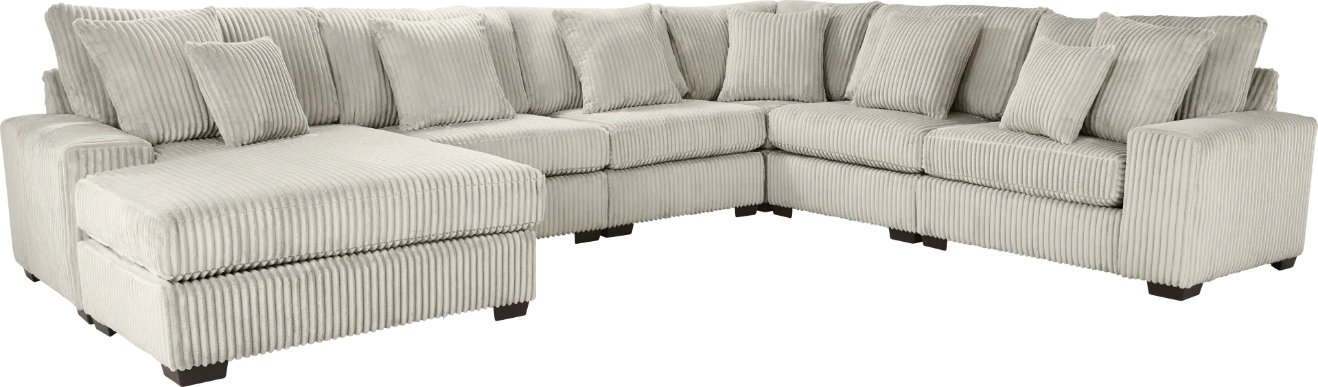 Lexford Park Gray 6 Pc Sectional - Image 1