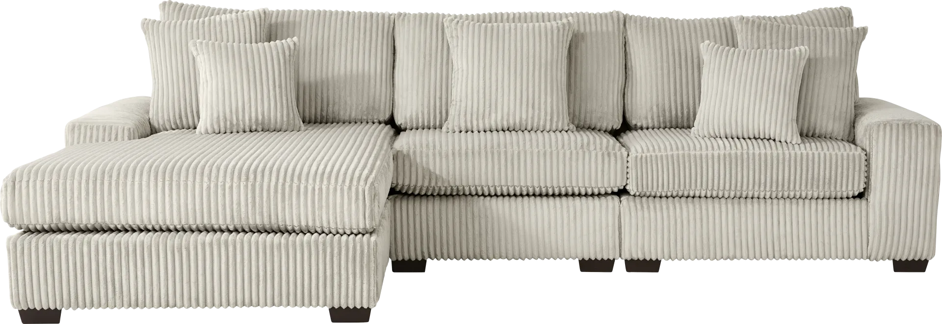 Lexford Park Gray 3 Pc Sectional - Image 1