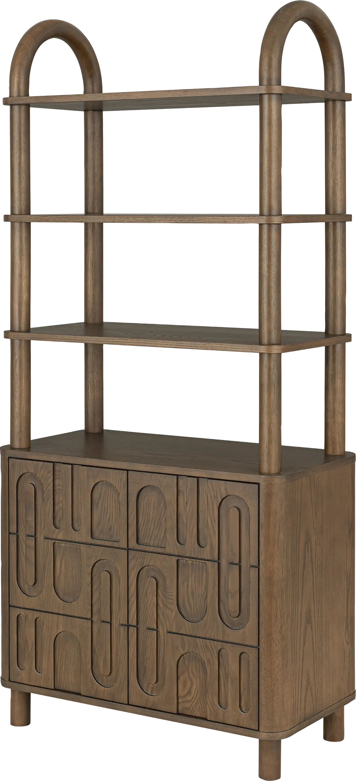 Brenton Brown Bookcase