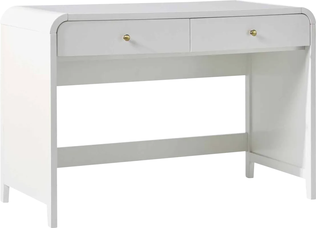 Goldpoint White Desk