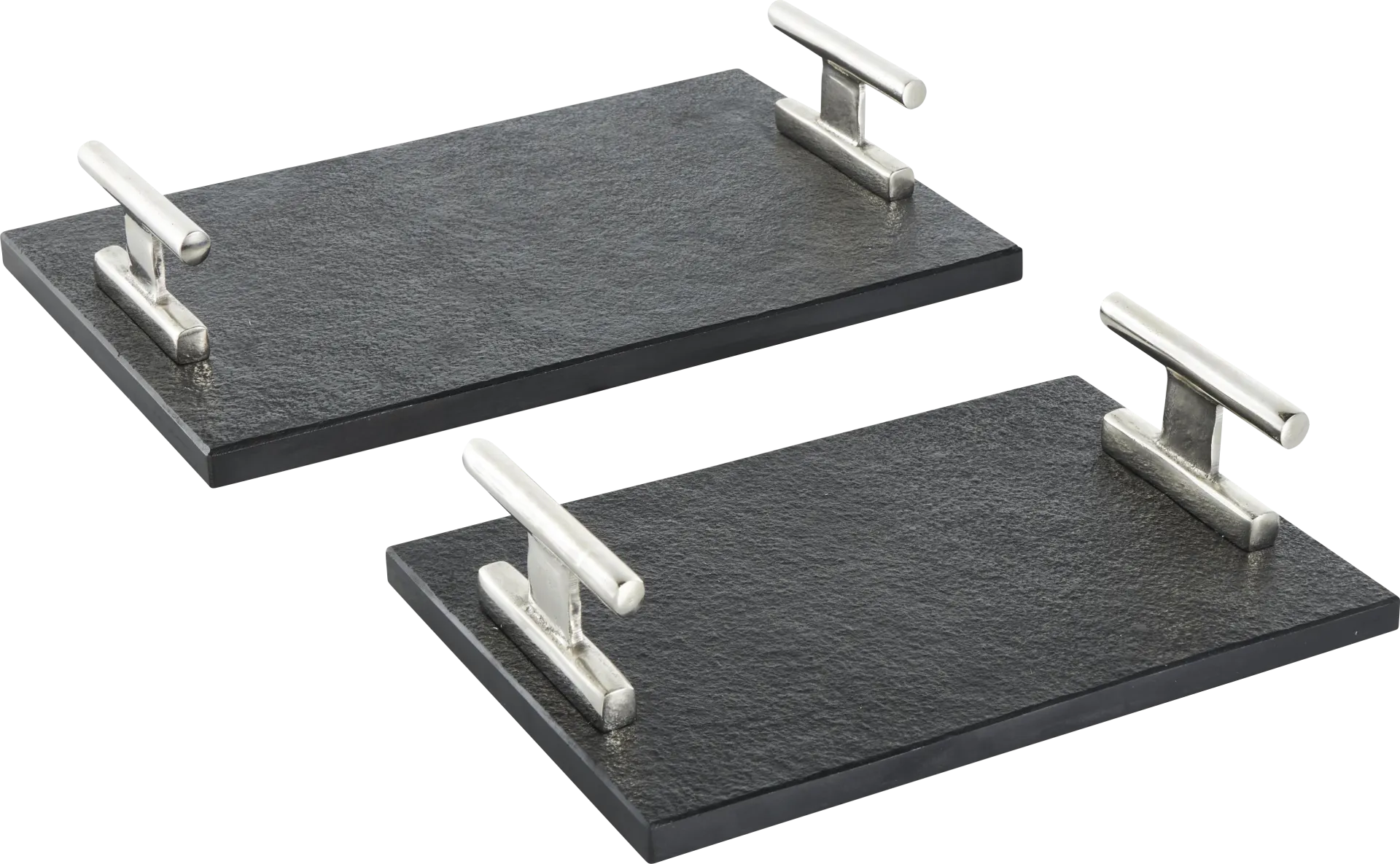 Sirrei Black Tray, Set of 2 - Image 1