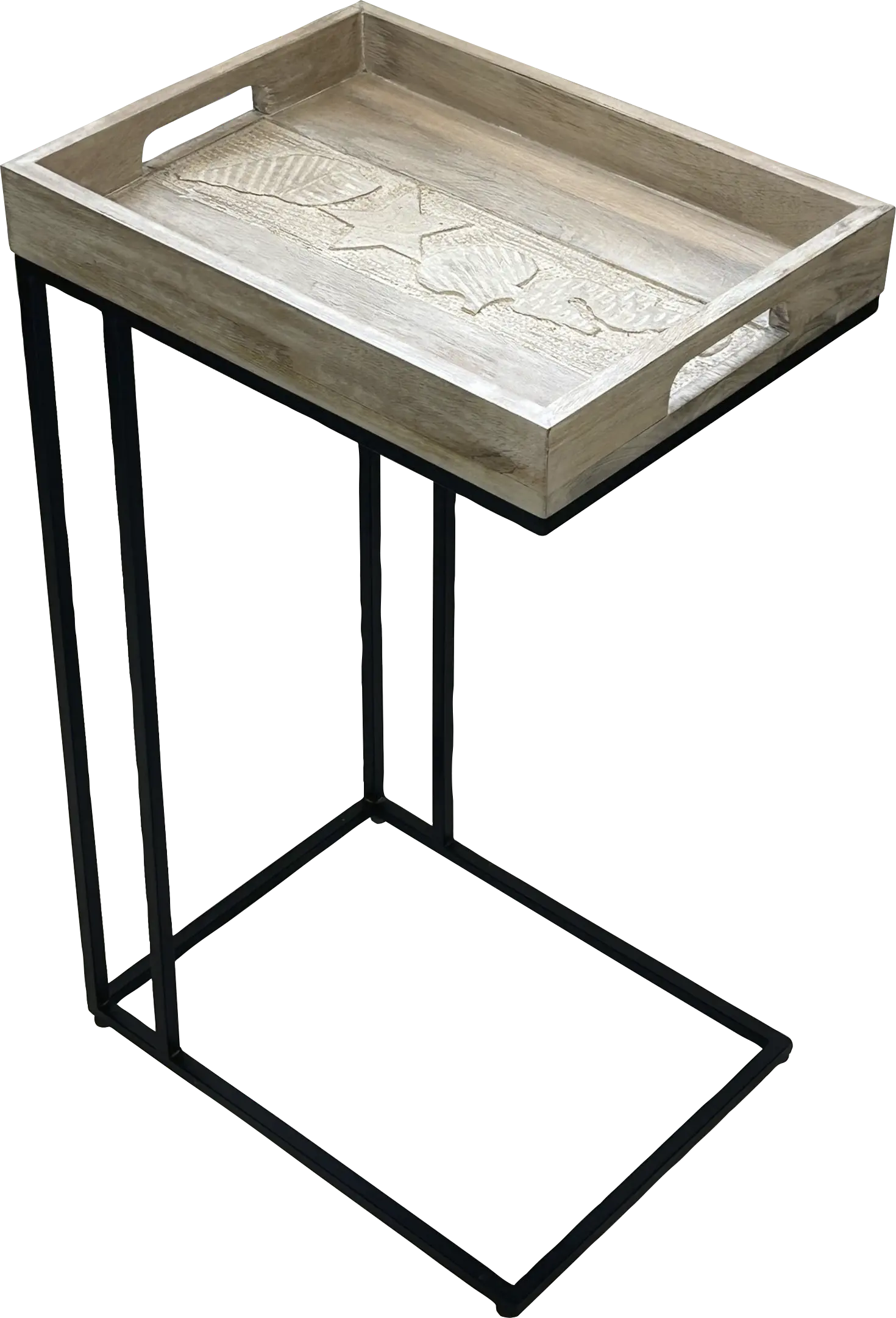 Ellwood Natural Chairside Table