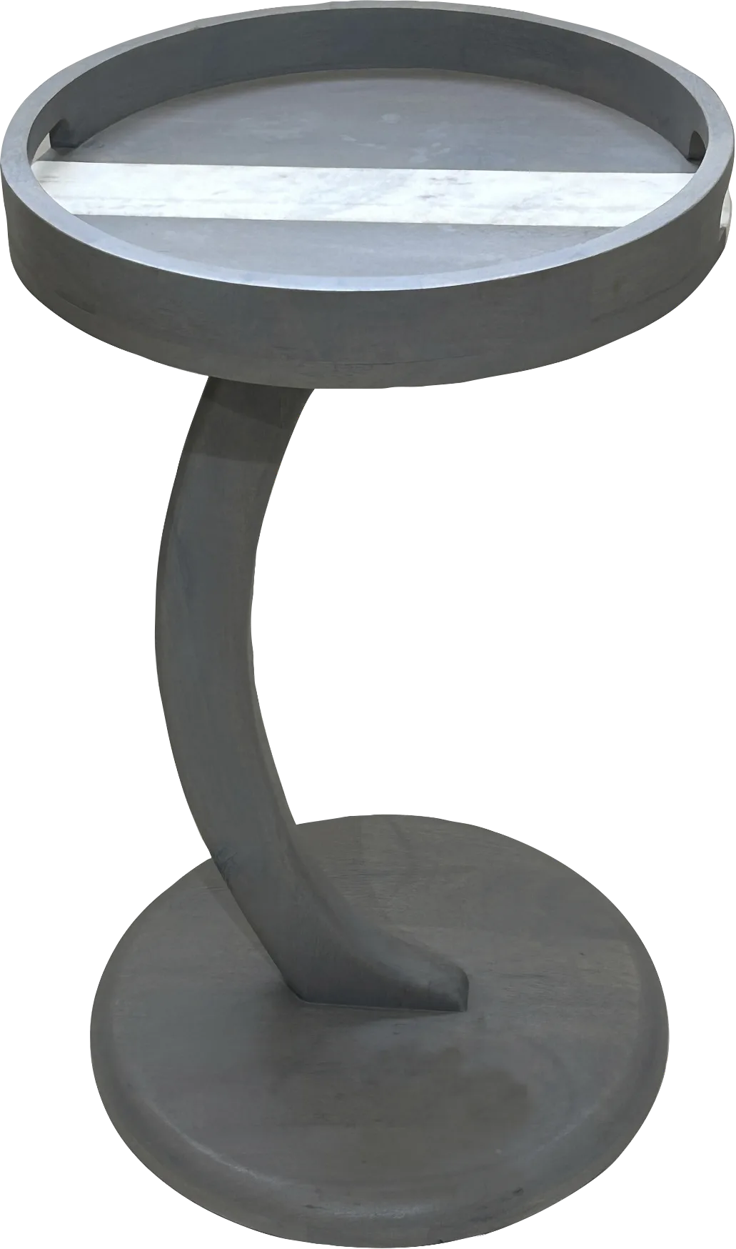 Grayhill Gray Chairside Table - Thumbnail - Image 1
