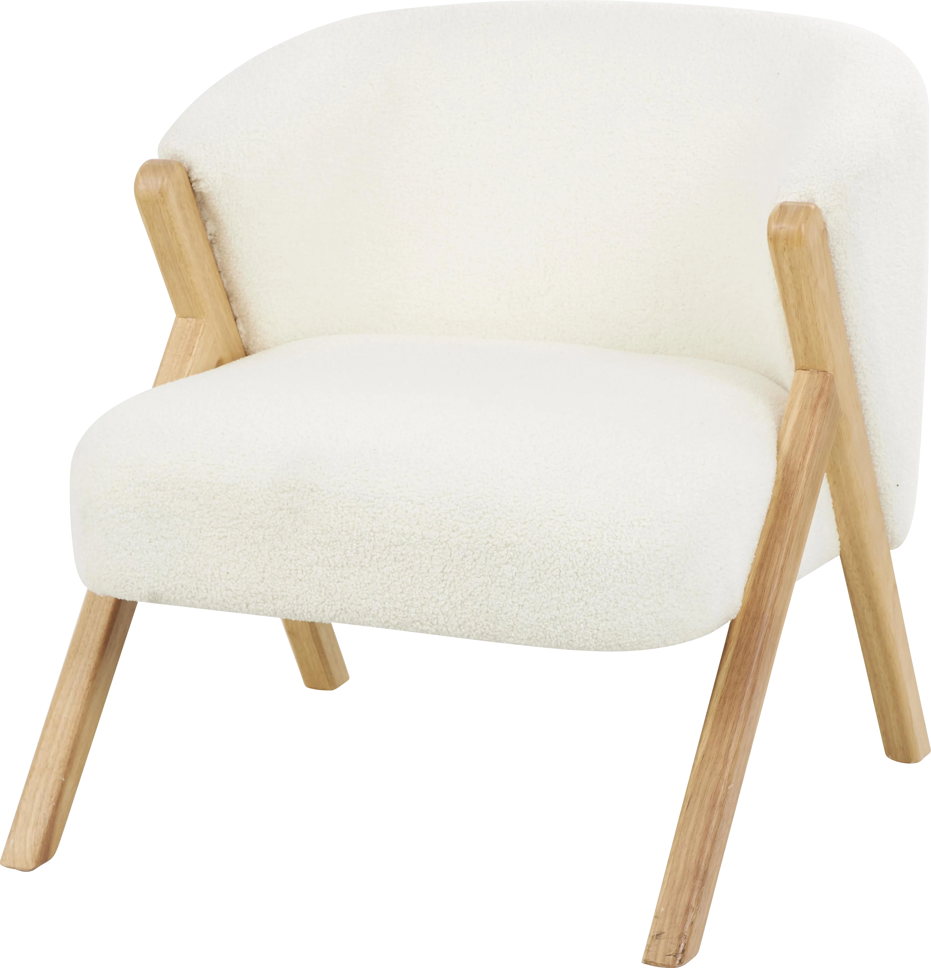 Caledo White Accent Chair - Thumbnail - Image 1