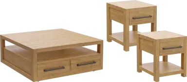 3 pc square table set