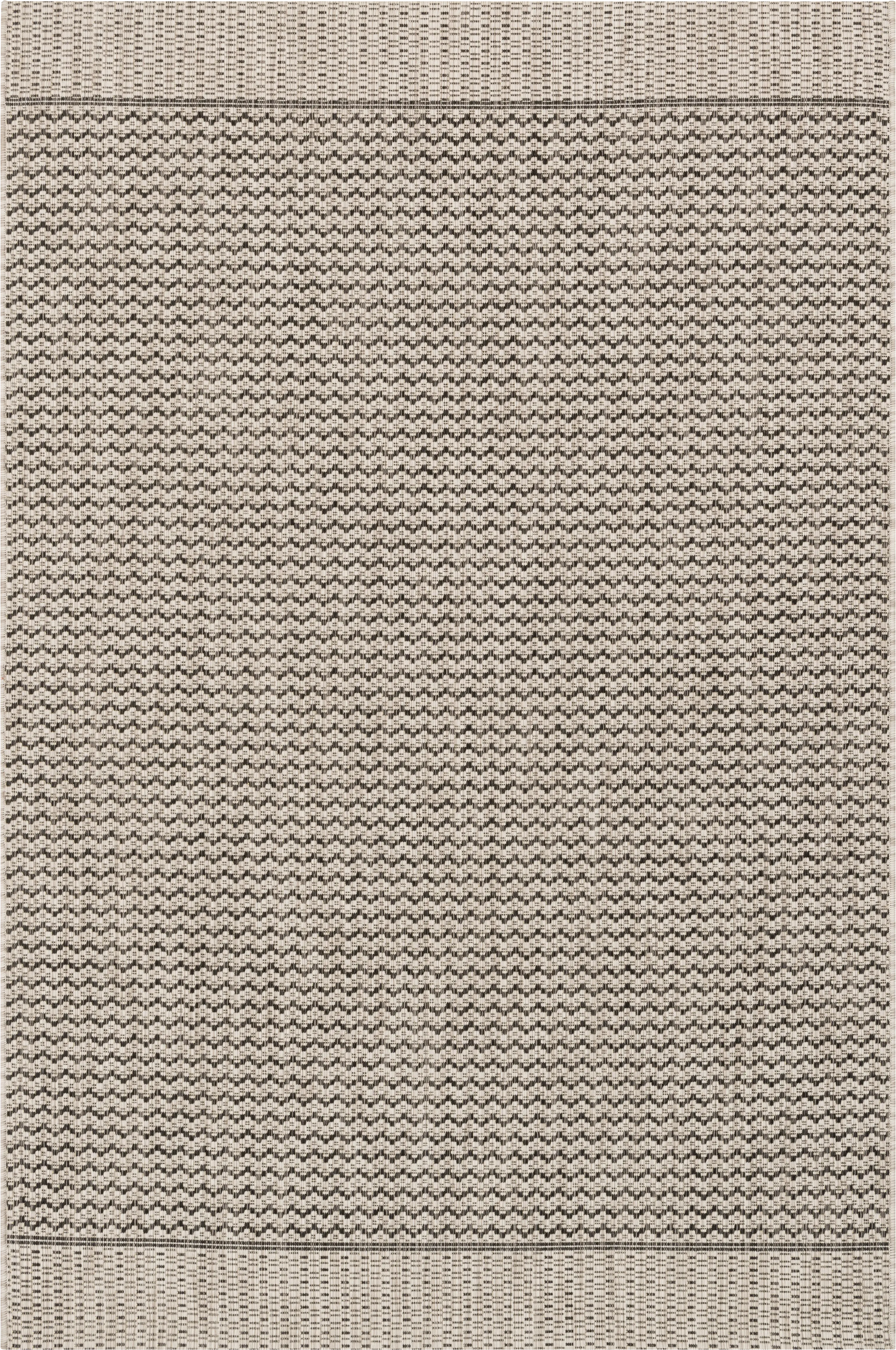 Woven Dune Gray 5'3 x 7' Indoor/Outdoor Rug - Thumbnail - Image 1
