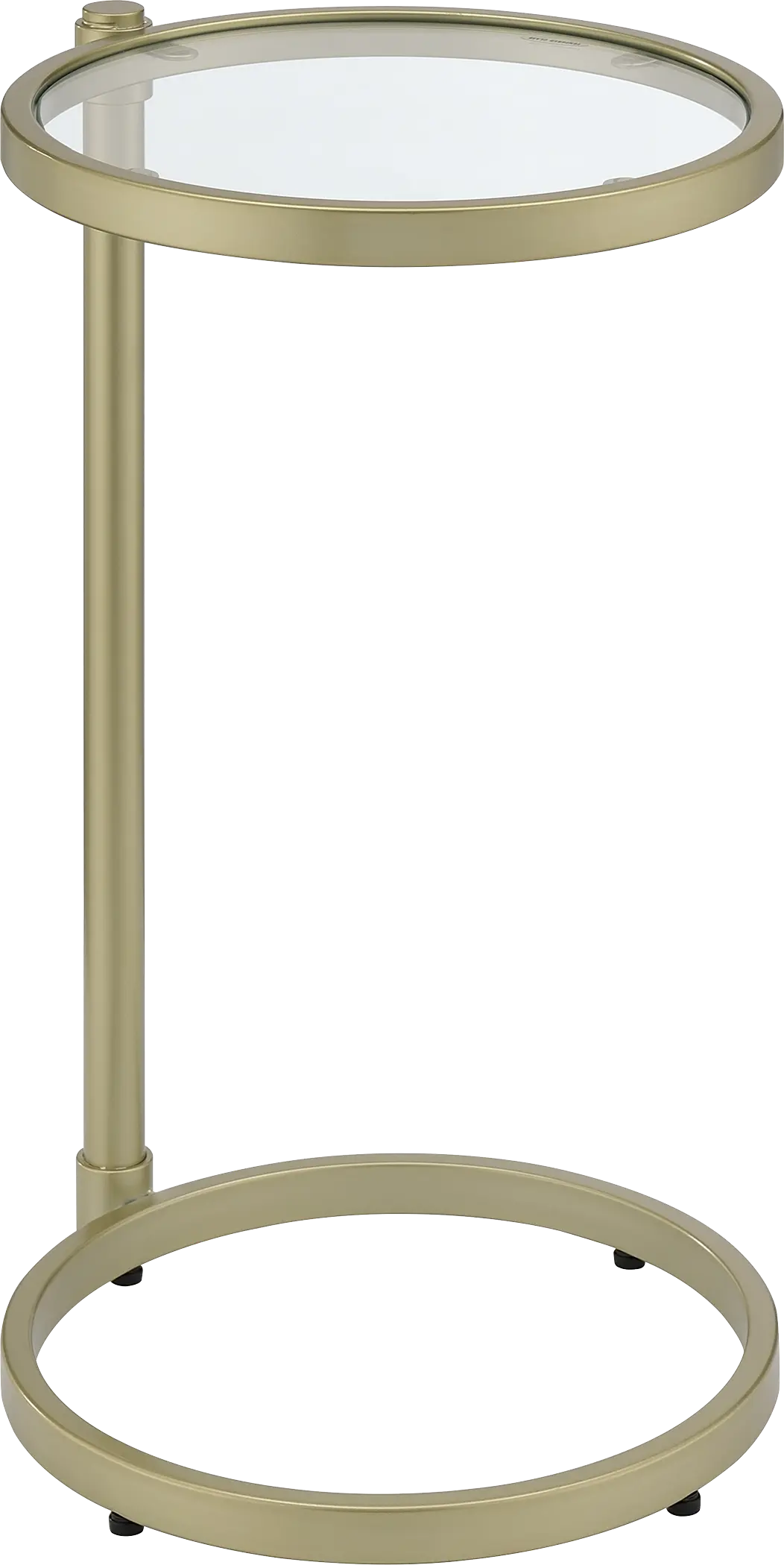 Alva Gold Round Chairside Table
