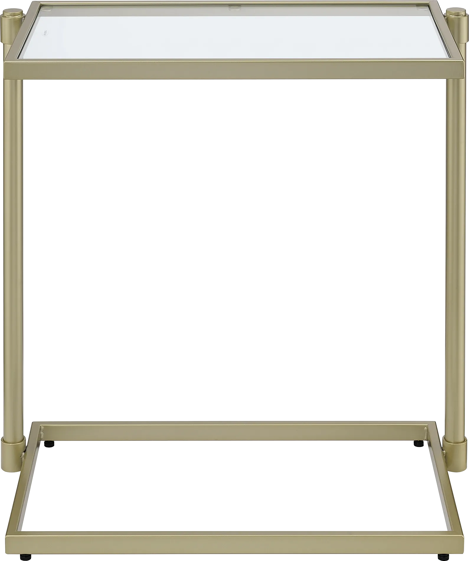 Alva Gold Chairside Table - Image 1
