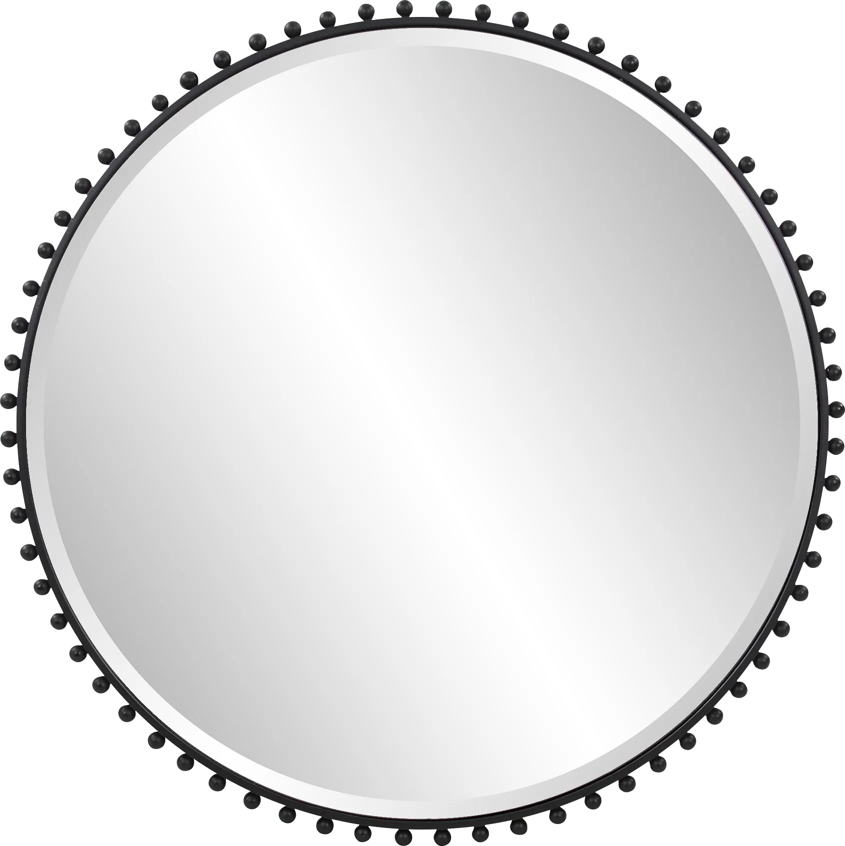 Houi Black Wall Mirror - Image 1
