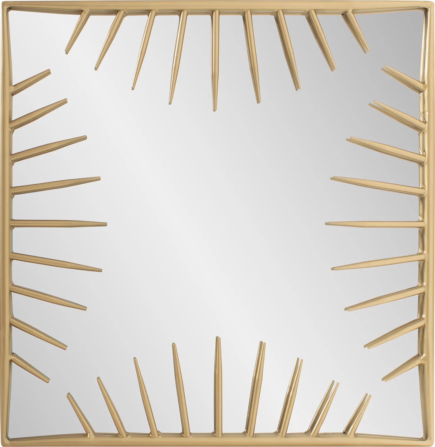 Apepi Gold Square Wall Mirror - Thumbnail - Image 1