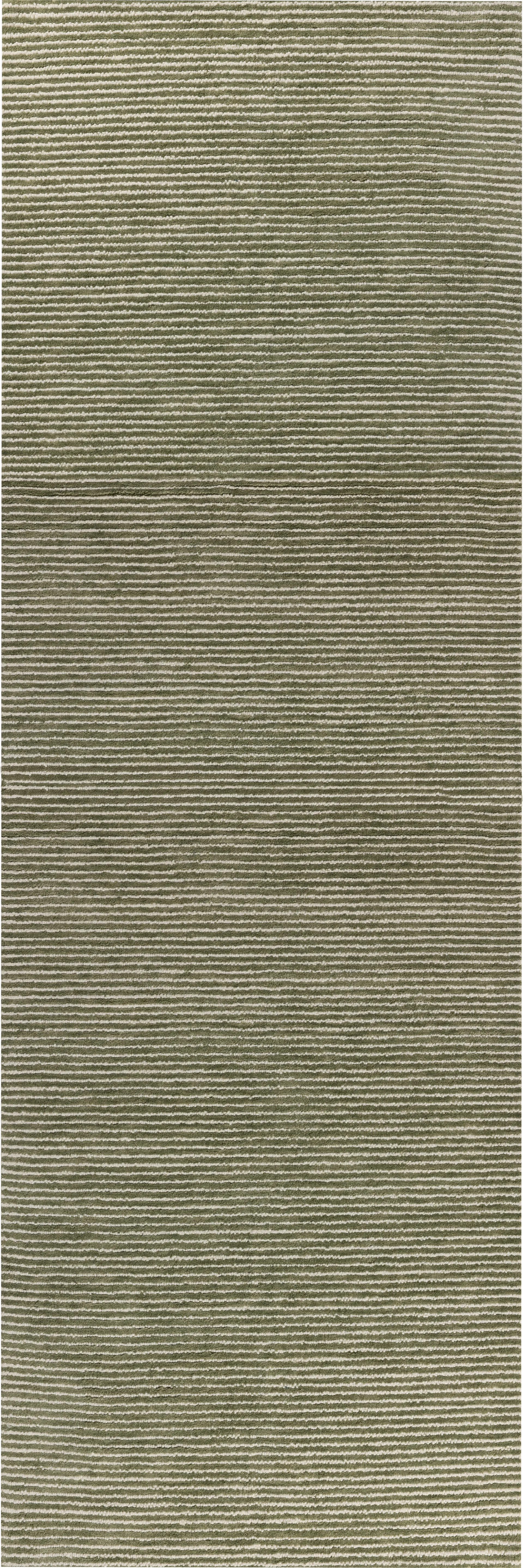 Holladay Olive 2'6 x 9'9 Runner Rug - Image 1