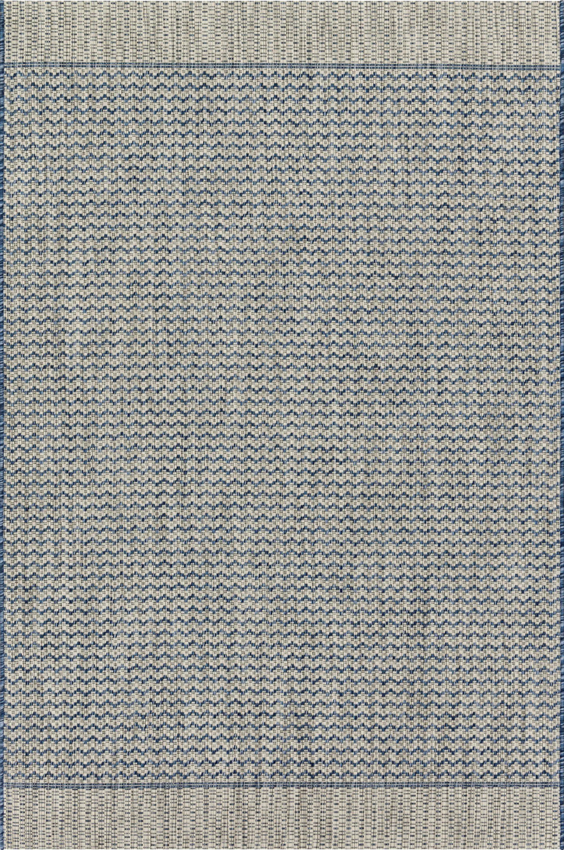 Meridian Weave Blue 7'10 x 10' Indoor/Outdoor Rug