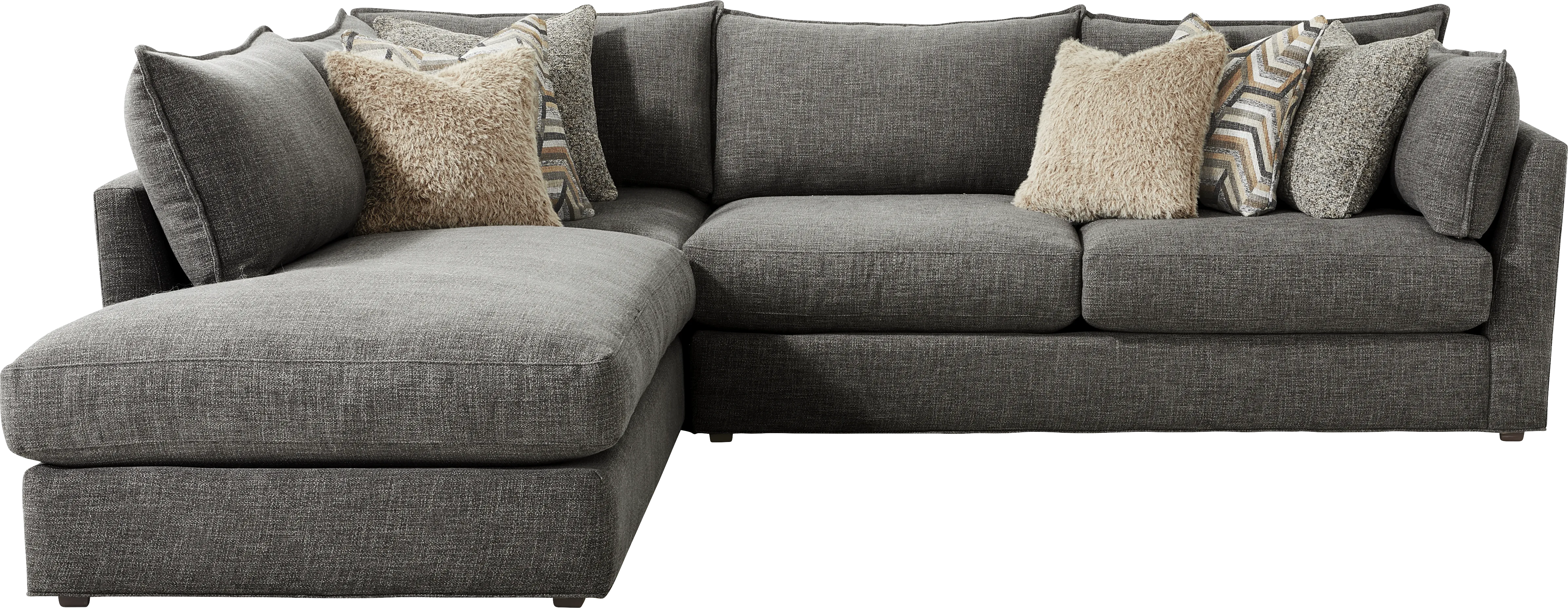 Ellington Black 2 Pc Sectional - Thumbnail - Image 1