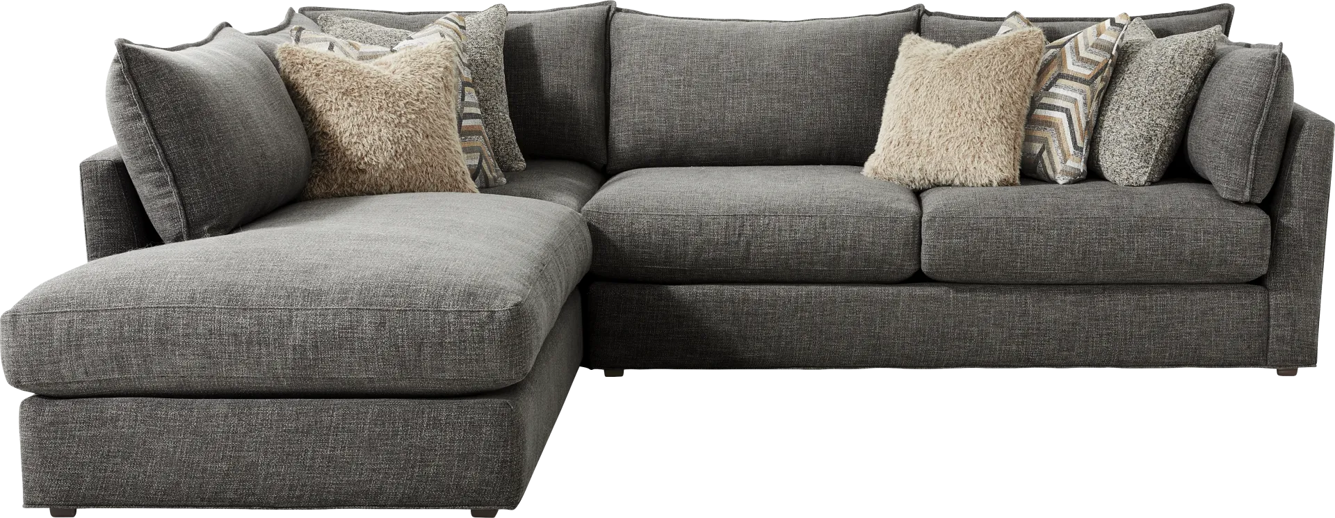 Ellington Black 2 Pc Sectional - Image 1